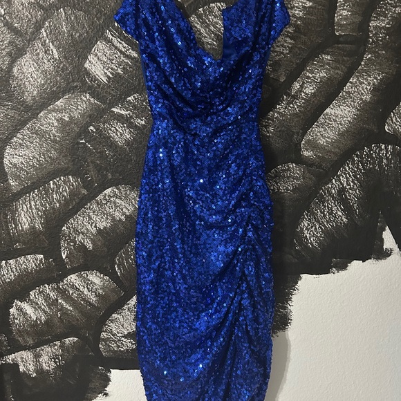 Windsor Dresses & Skirts - Elegant Blue Sequin Dress